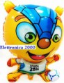 Armadillo World Cup mascot for Brazil 2014 foil codice 0002449